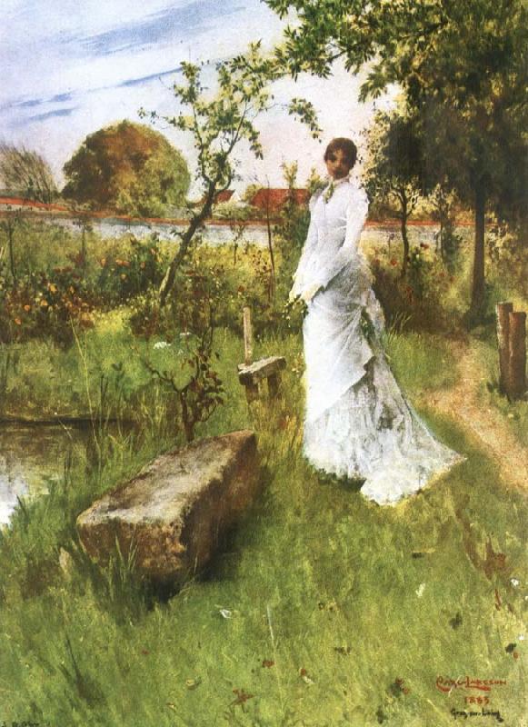 Carl Larsson The Bride Germany oil painting art